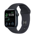 Apple Watch SE GPS 40mm Midnight Aluminium Case with Midnight Sport Band – Regular